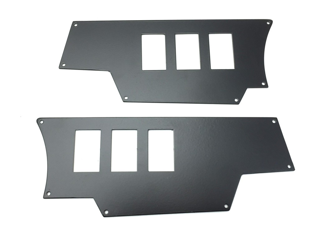 POLARIS RZR XP 1000 BLACK ALUMINUM 6 ROCKER SWITCH PANEL