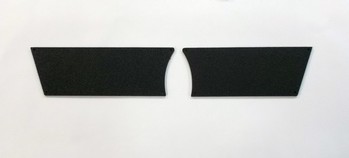 POLARIS RZR XP 1000 SMALL BLANK PLASTIC SWITCH PANELS (2) (40015PB)
