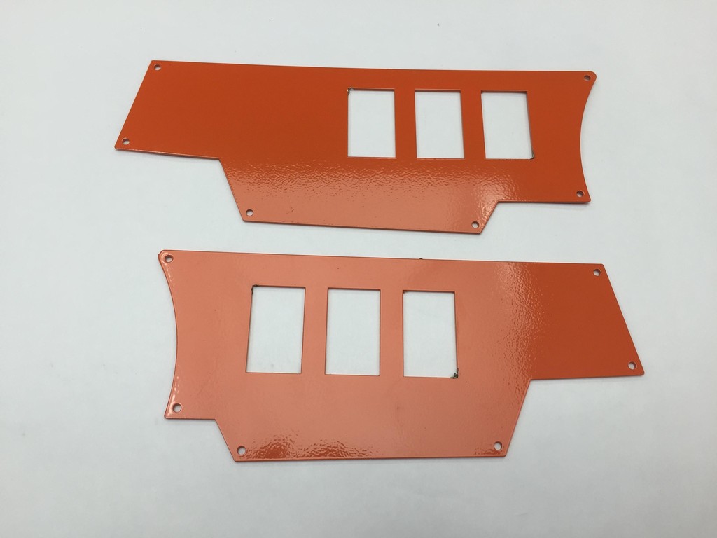 POLARIS RZR XP 1000 ORANGE ALUMINUM 6 ROCKER SWITCH PANEL