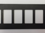 BLACK ANODIZED ALUMIUM UNIVERSAL ROCKER SWITCH PANELS (6 SPOT)