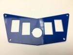 POLARIS RZR 570, 800, 900 ALUMINUM BLUE 4 SWITCH PANELS