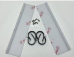 16" SIDE WIND DEFLECTORS CLEAR 3/16"