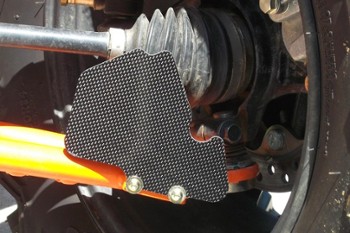 POLARIS RZR 570 / 800/ XP 900 / XP 1000 CARBON FIBER AXLE GUARDS (40001C)